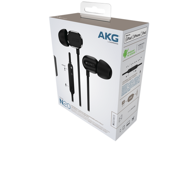 AKG N20 イヤホン カナル型 ブラック N20BLK  w17b8b5 Amazon.co.jp: AKG N20 イヤホン カナル型 ブラック N20BLK