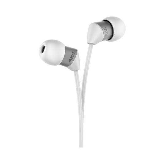 Y23 - White - The smallest in-ear headphones with AKG signature sound - Hero image number null