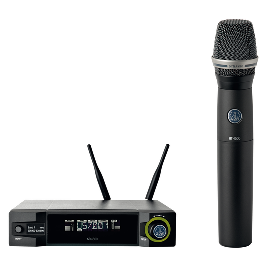 WMS4500 D7 Set - Black - Reference wireless microphone system - Hero image number null