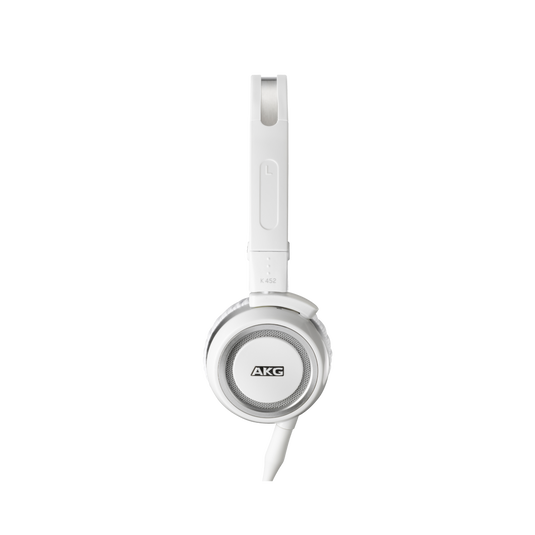 AKG K452 マイク&コントローラー搭載 ヘッドホン ホワイト AKG K452 | Foldable On-ear Headphones with Remote & Mic