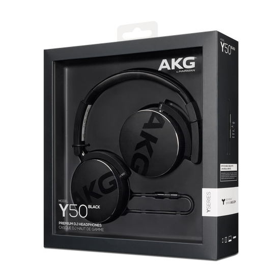 Y50 On ear headphones with in line one button universal remote mic cable
