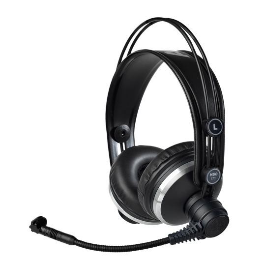 HSC171 - Black - Professional on-ear headset with condenser microphone - Hero image number null