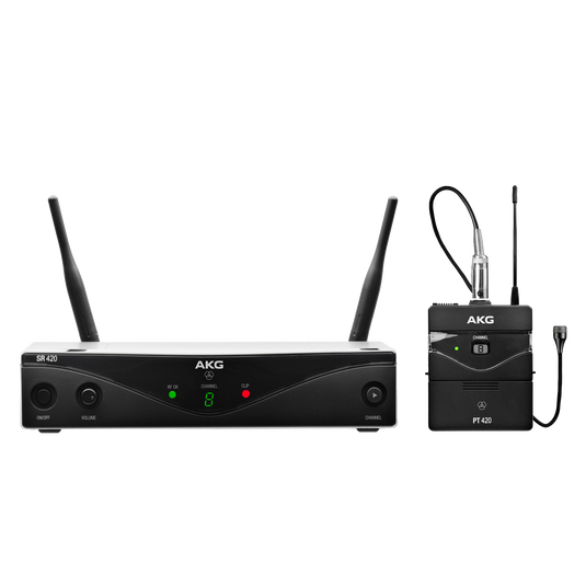 AKG WMS420 Presenter Set con SR420 PT420 y C417 L