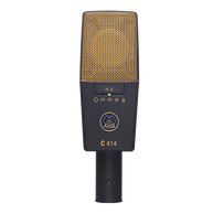 C414 XLII - Black - Reference multipattern condenser microphone - Hero