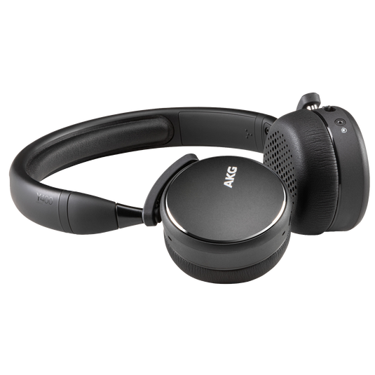 AKG Y400 WIRELESS - Black - Wireless mini on-ear headphones - Detailshot 2 image number null