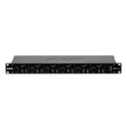 HP12U - Black - 12-Channel Headphone Amplifier with USB - Hero