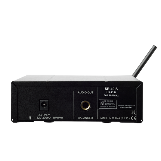 AKG WMS40MINI INSTRUMENTAL SET ワイヤレスシステム Official AKG US store