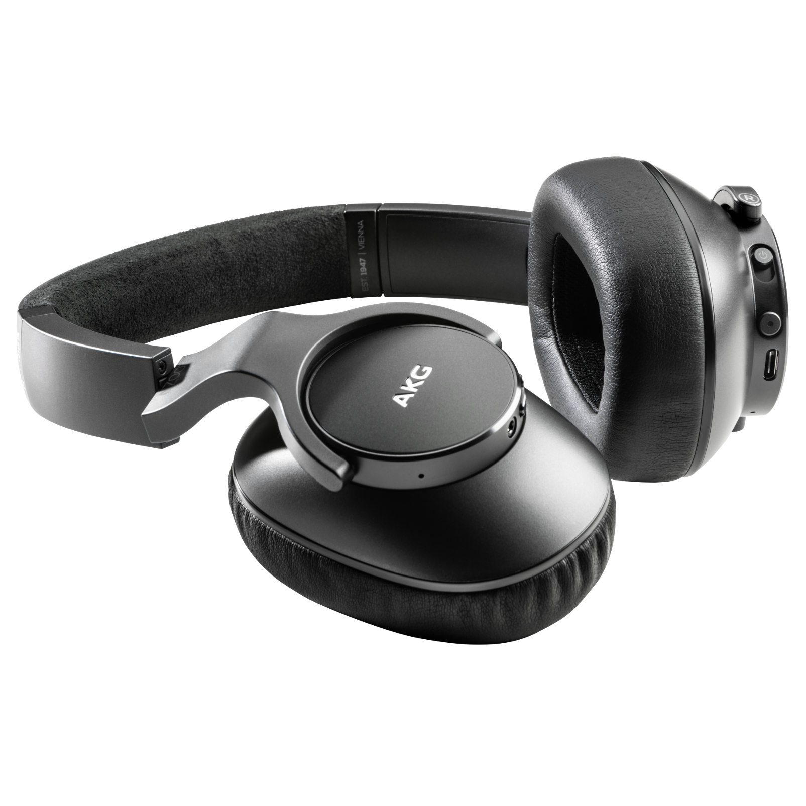 AKG N700NC M2 - Wireless Noise Cancelling Headphones w/ Mic - Bluetooth & Wired - Thumbnail 5