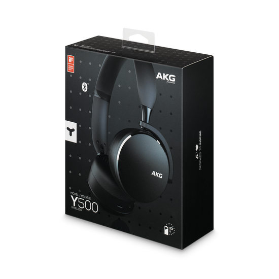 ★AKG Y500 WIRELESS BLACK Y500 Wireless | Wireless on-ear headphones