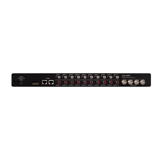 CSX BIR10 - Black - 10 channel infrared control unit and CS5 breakout box - Back image number null