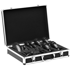 Drum microphone set top