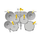 Drum Set Concert I | Professional drum microphone set Drum Set Concert I | Professional drum microphone set