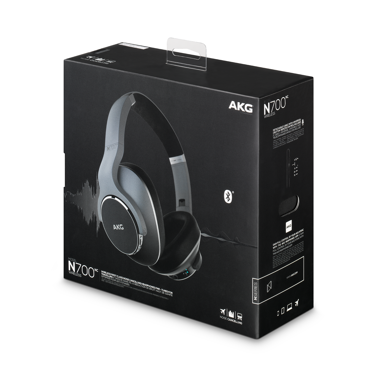 AKG N700NC Wireless Wireless Adaptive Noise Cancelling Headphones