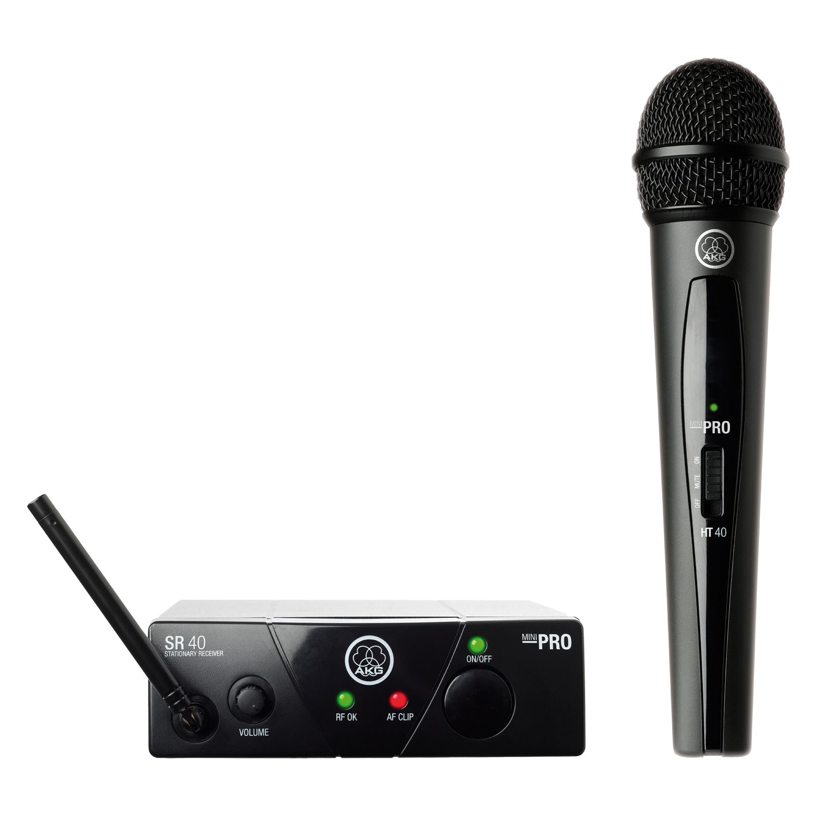 WMS40 Mini Vocal Set Band-ISM2 - Black - Wireless microphone system - Hero