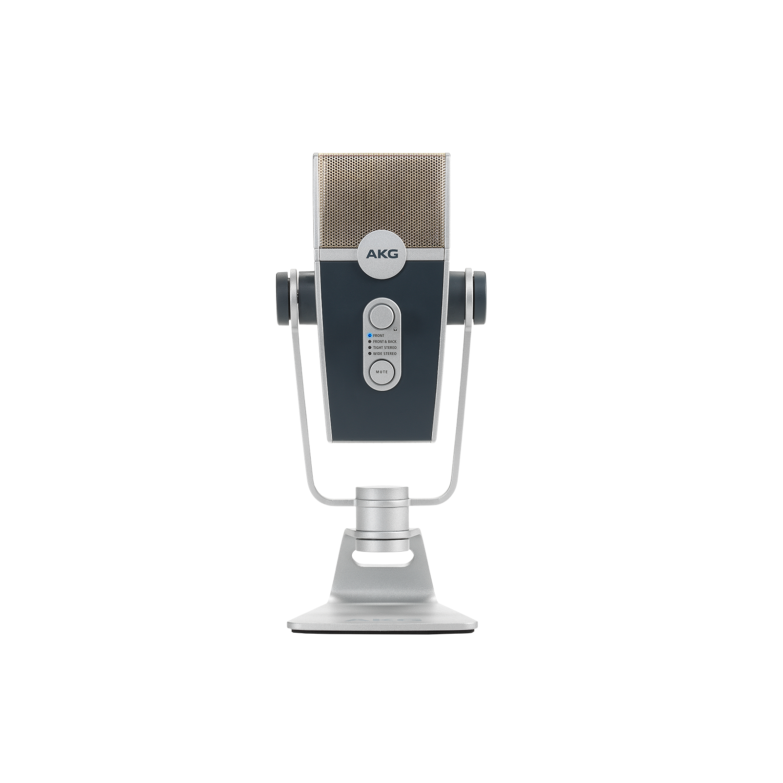 AKG Lyra (B-Stock) - Silver - Ultra-HD Multimode USB Microphone  - Front