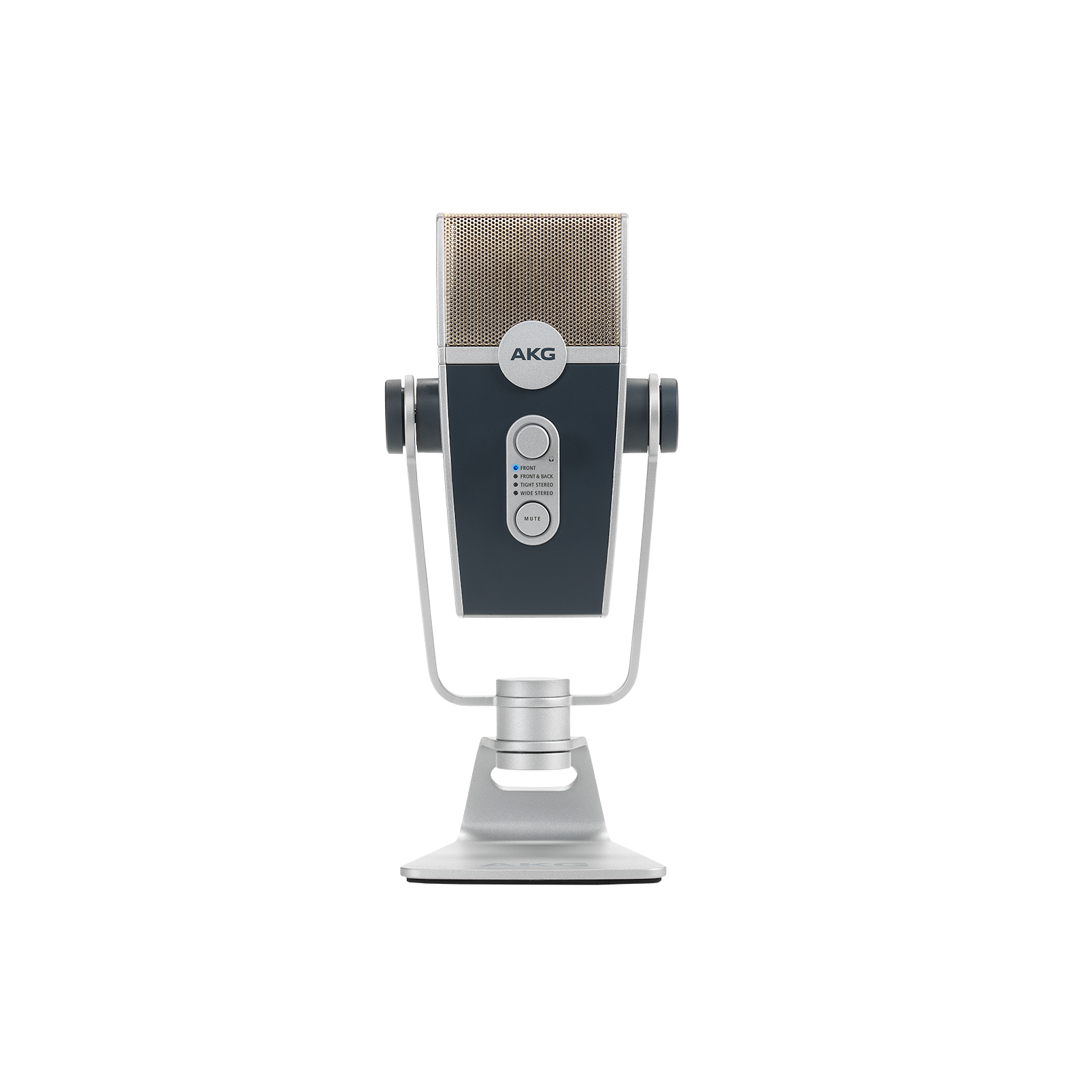 AKG Lyra - Silver - Ultra-HD Multimode USB Microphone  - Front