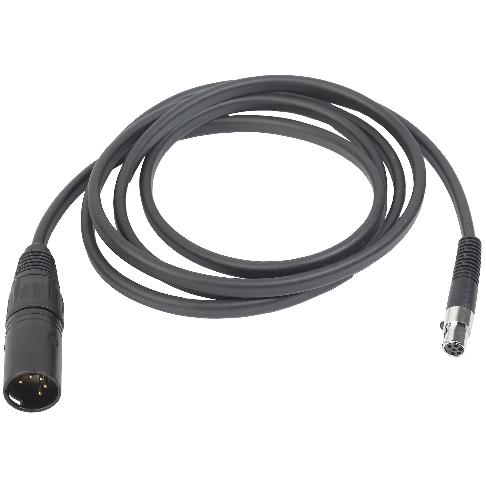 MK HS XLR 5D - Black - Detachable cable for AKG HSD headsets with 5pin XLR connector (male) - Hero