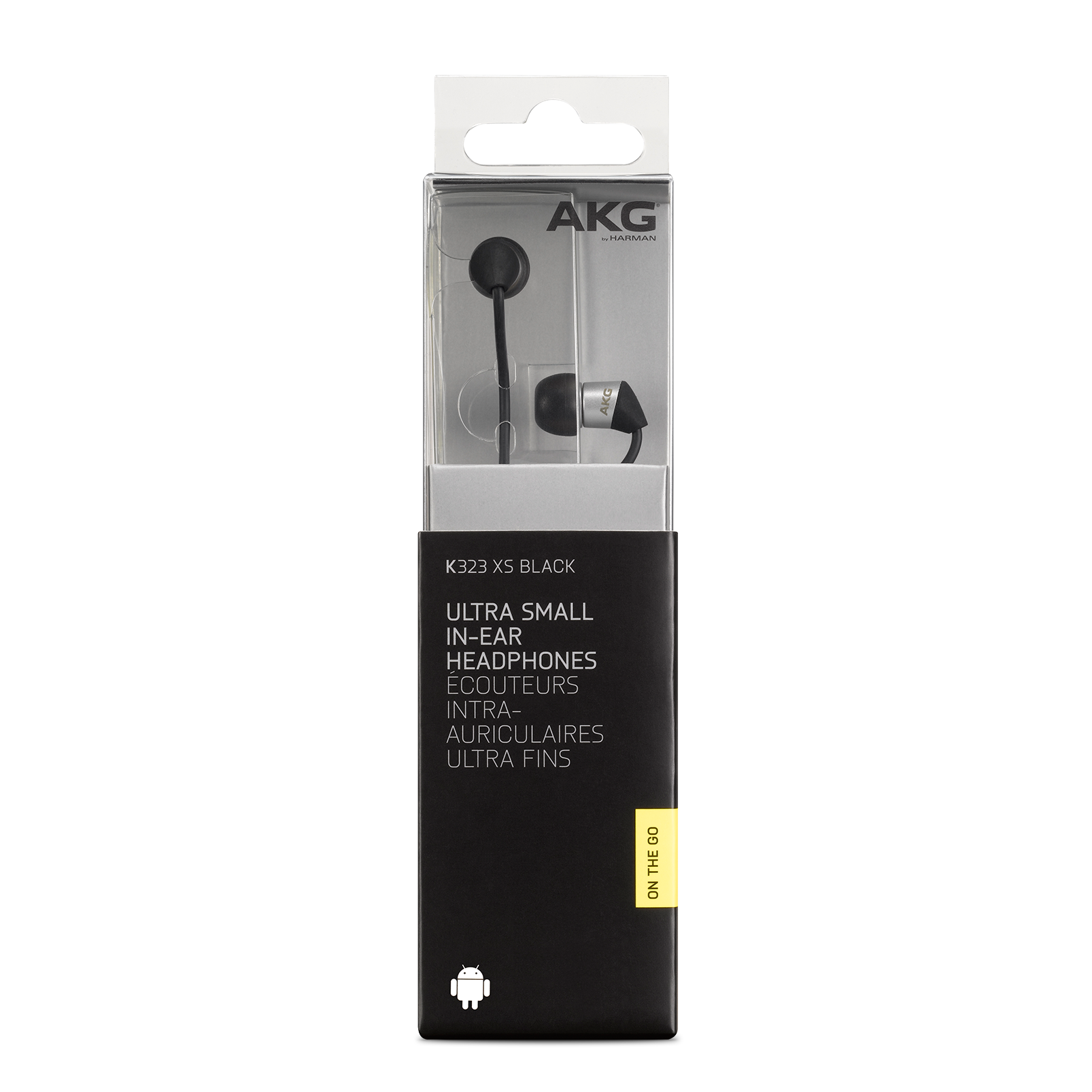 K323XS  The smallest in-ear headphones with AKG signature sound