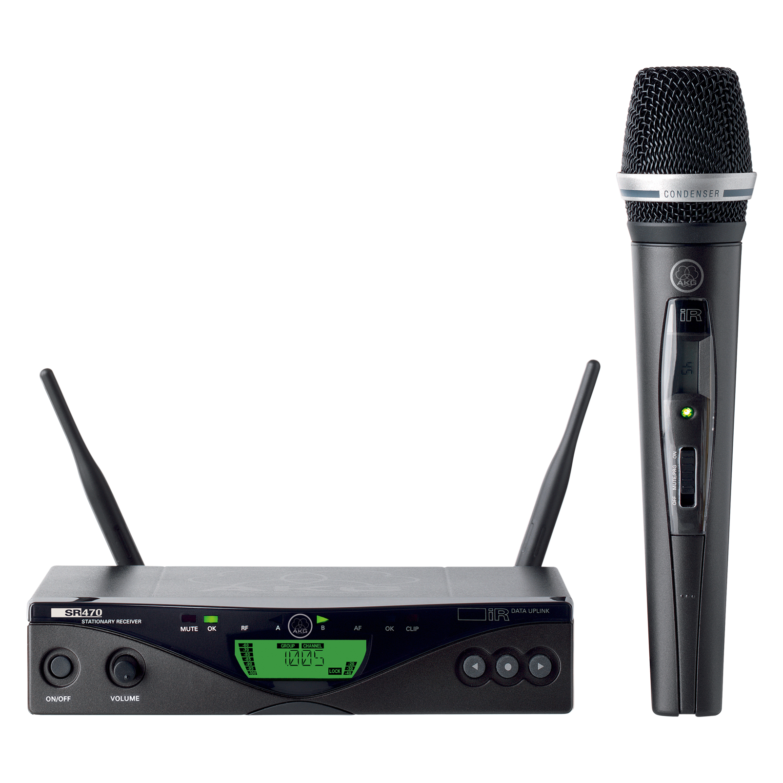 WMS470 Vocal Set C5 - Black - Professional wireless microphone system - Hero