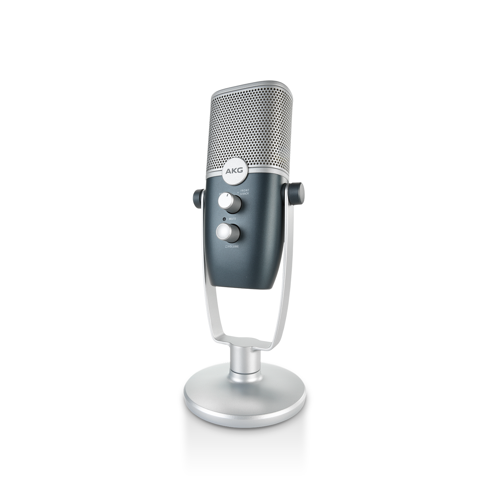 AKG Ara - Blue - Professional Two-Pattern USB Condenser Microphone - Detailshot 6