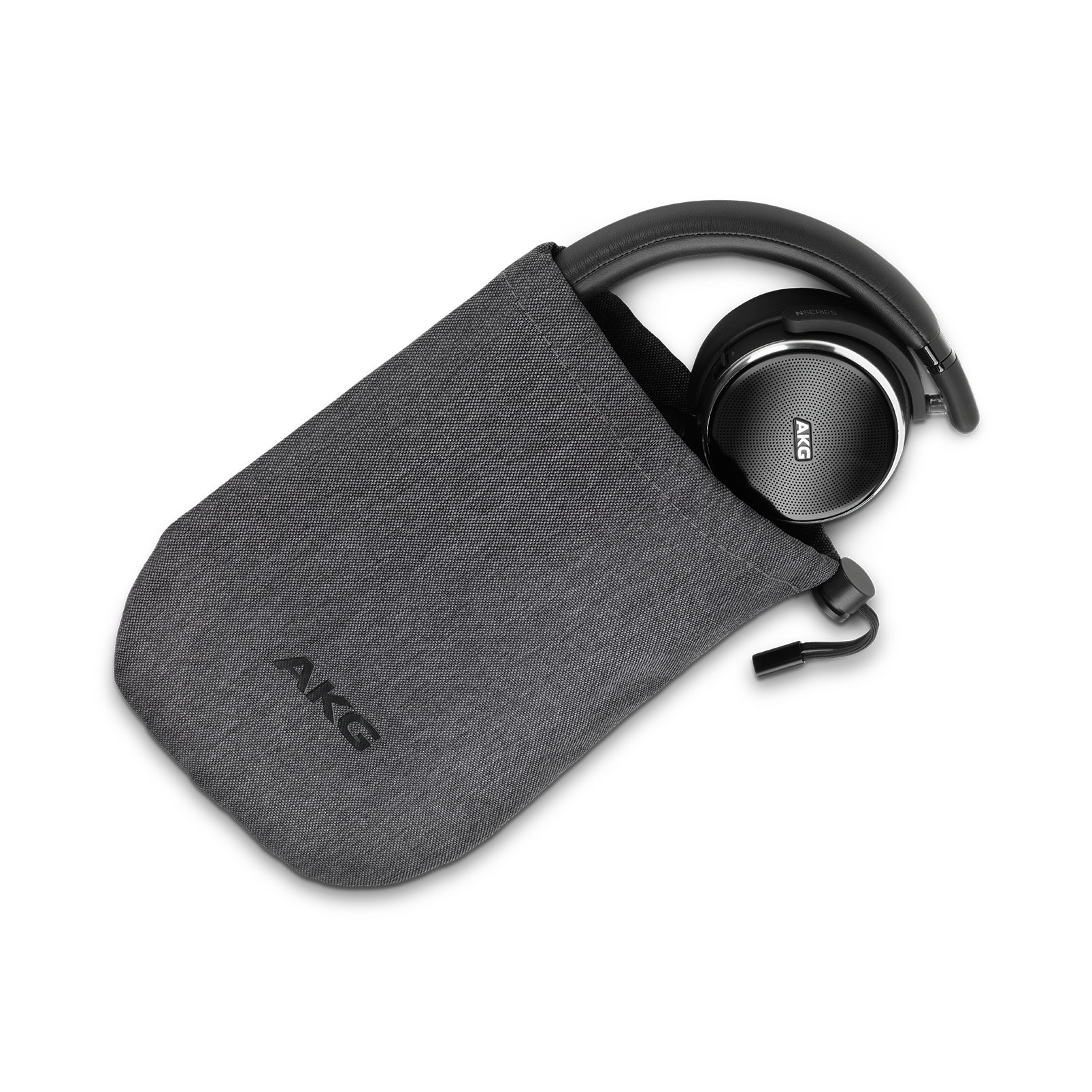 AKG N60NC Wireless Bluetooth On-Ear Kopfhörer mit Geräuschunterdrückung Schwarz 