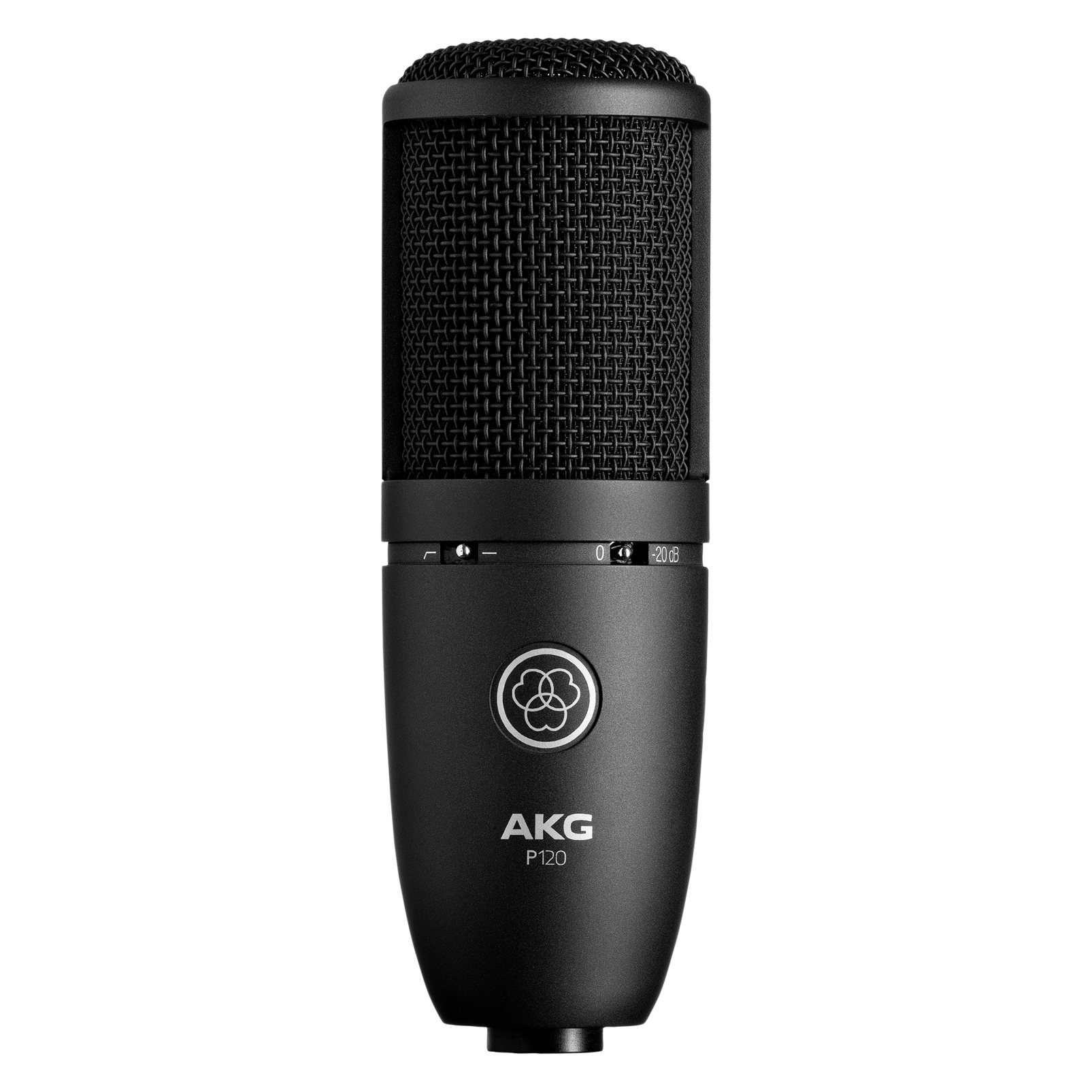 P120 - Black - High-performance general purpose recording microphone - Hero