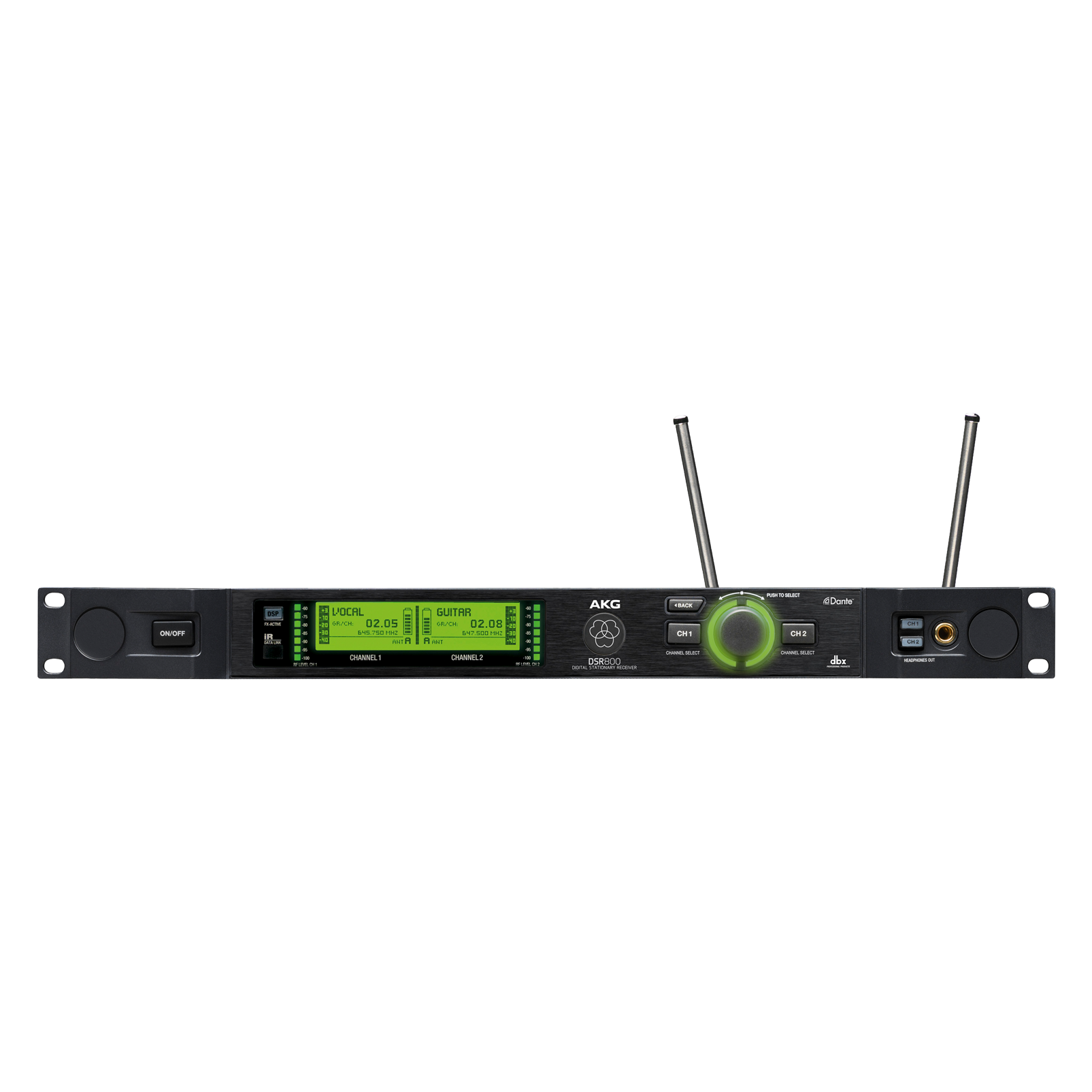 DSR800 Band1 (B-Stock) - Black - Reference digital wireless stationary receiver - Hero