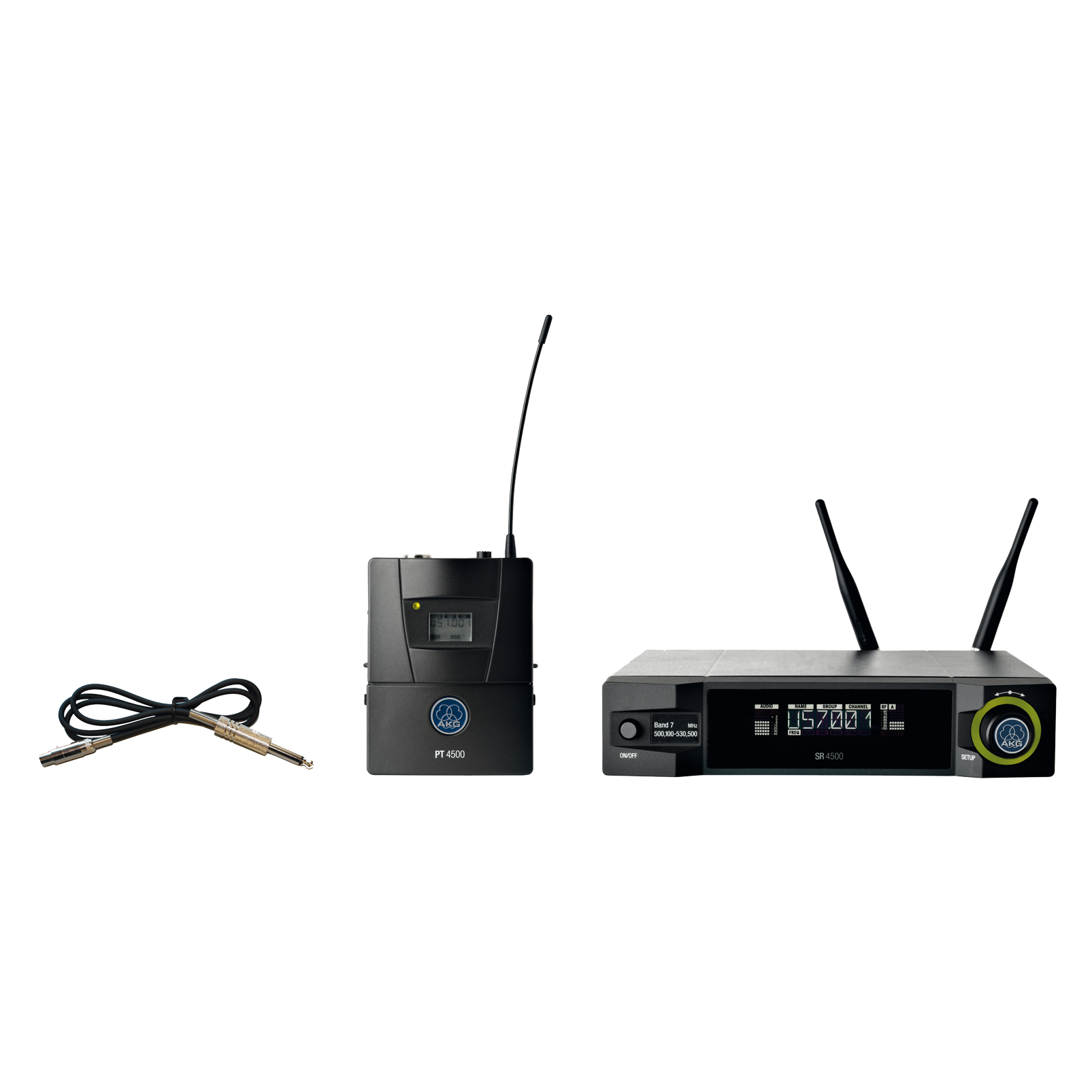 WMS4500 Instrumental Set - Black - Reference wireless microphone system - Hero