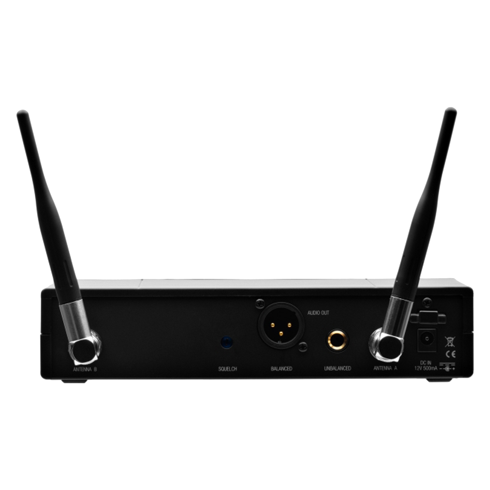 SR420 BandU1 - Black - Professional wireless stationary receiver - Back