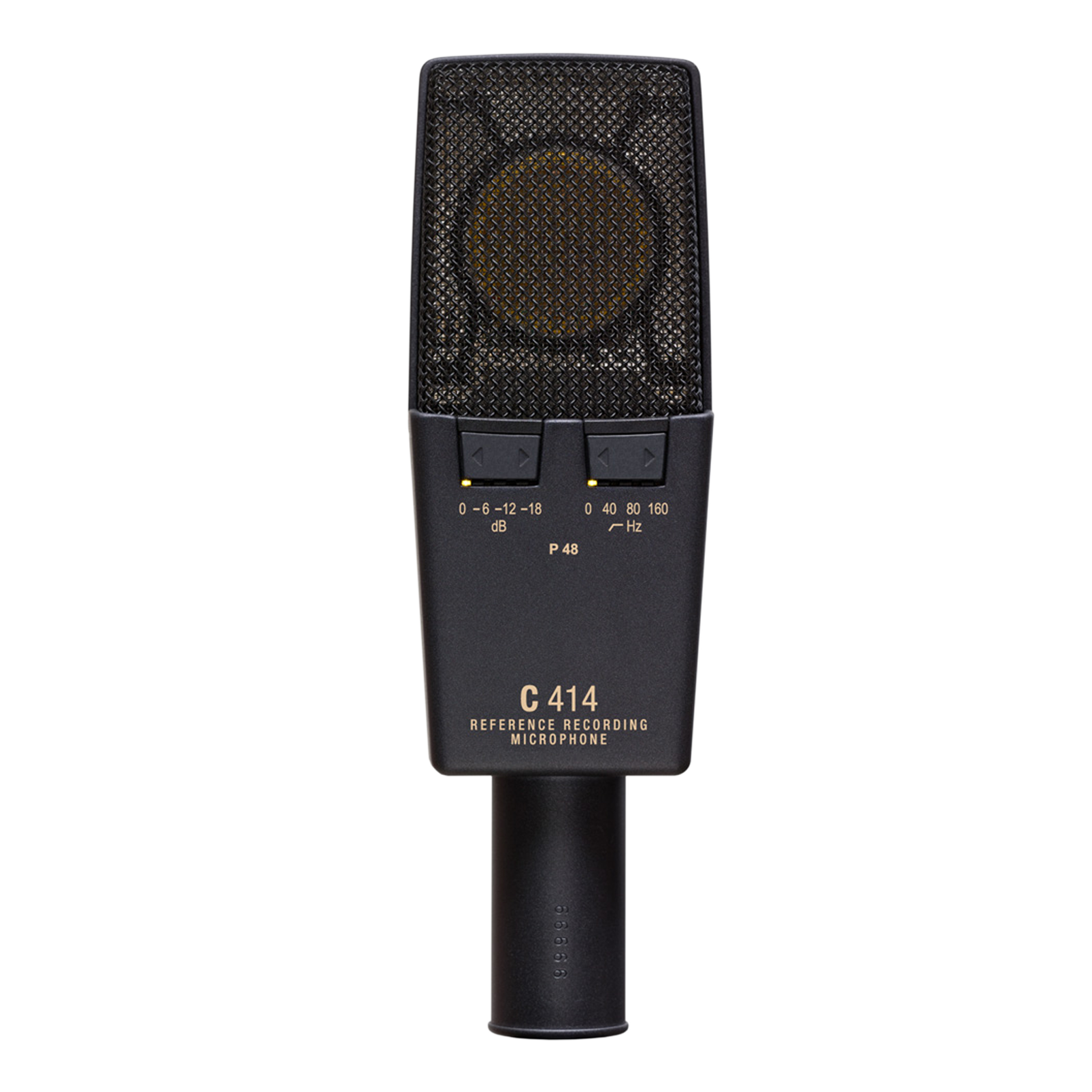 C414 XLII (B-Stock) - Black - Reference multipattern condenser microphone - Back