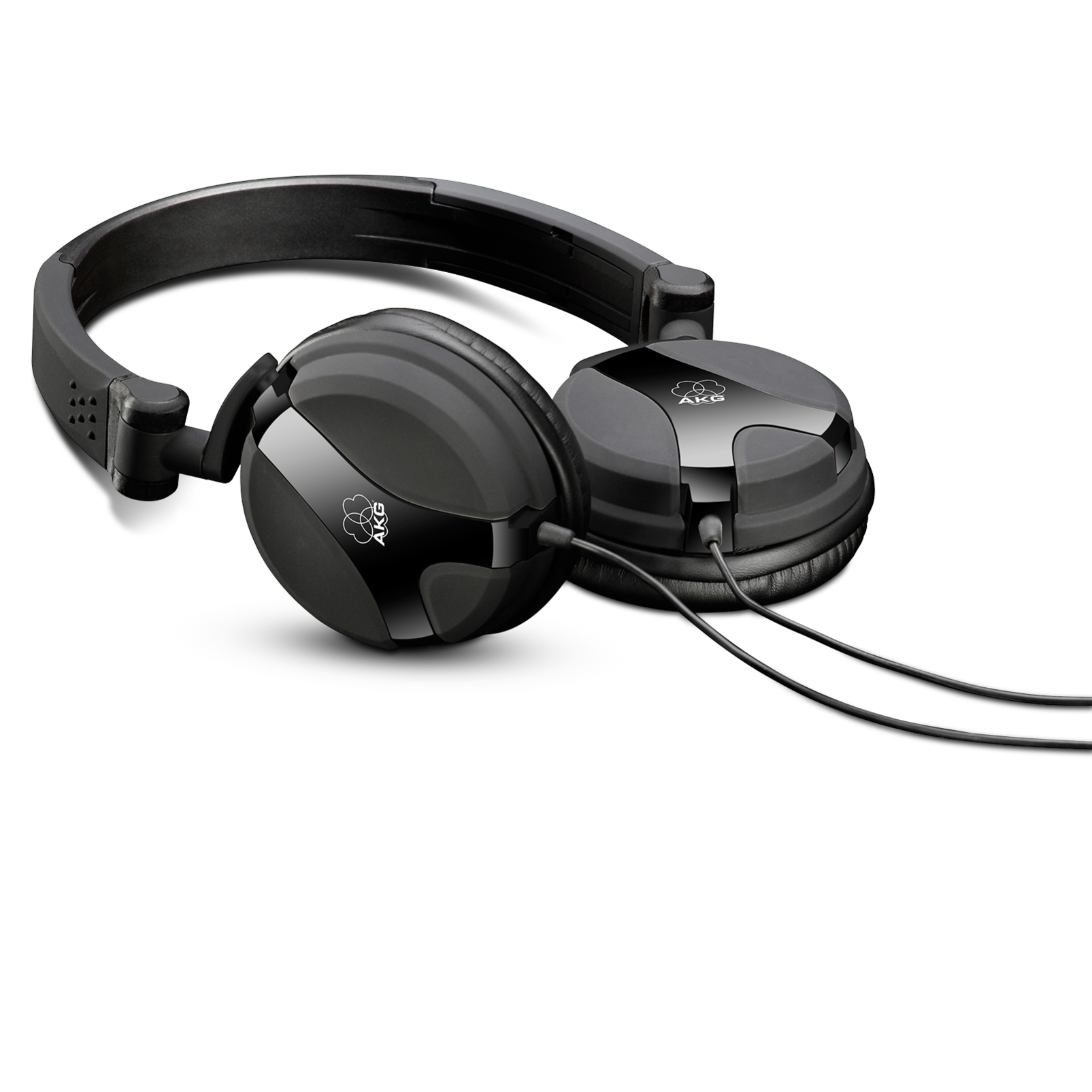 K 518 - Black - Stylish and portable performance DJ headphones - Hero