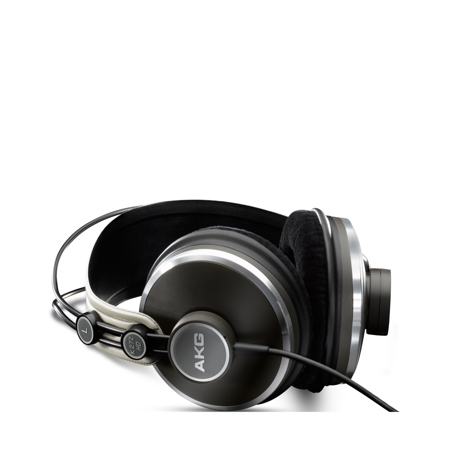 K272HD - Black - Professional over-ear, closed back studio headphones with minimum sound leakage and maximum reduction of ambient noise - Hero