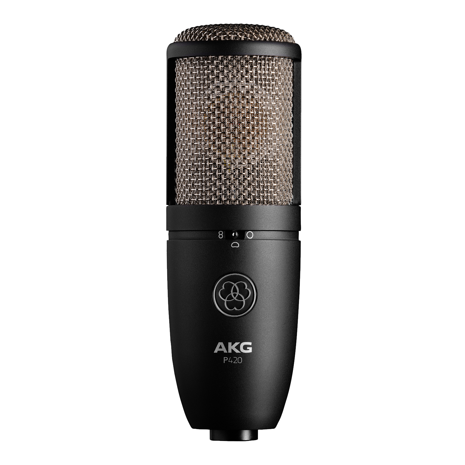 P420 - Black - High-performance dual-capsule true condenser microphone - Hero
