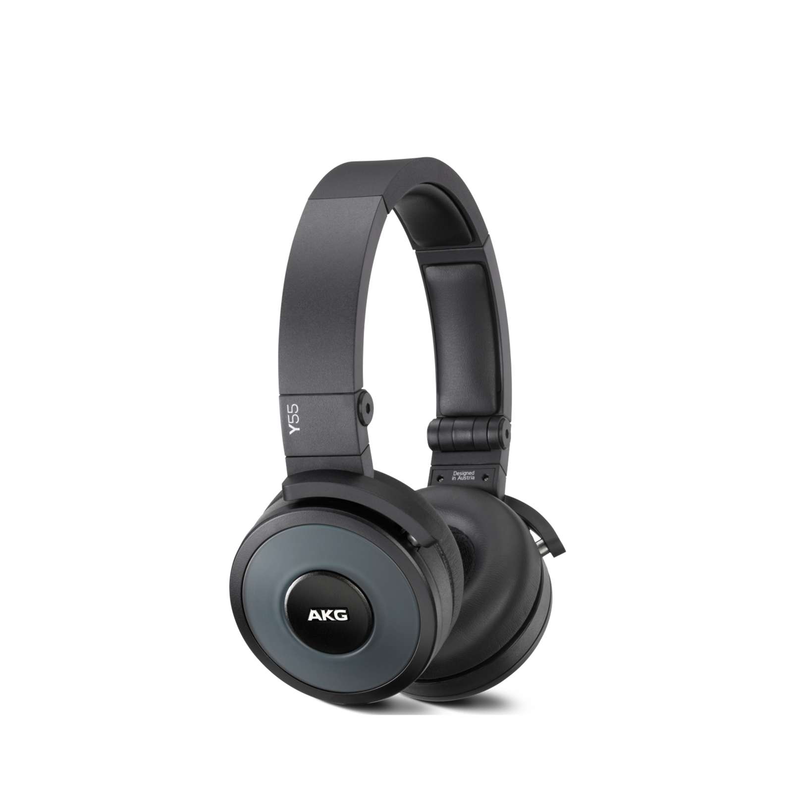 Y55 - Black - High-performance DJ headphones with in-line microphone and remote - Hero