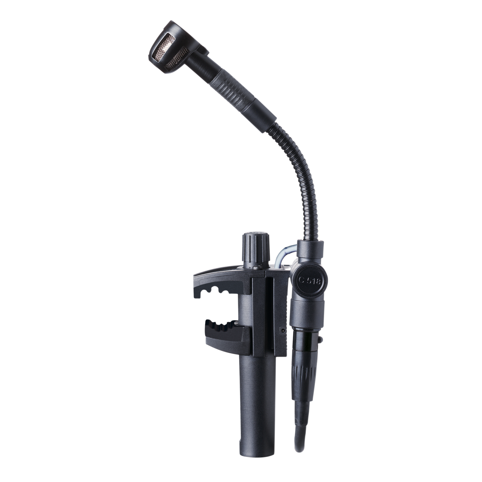 Horizontaal communicatie aanval C518 M | Professional miniature clamp-on condenser microphone with mini XLR to standard XLR cable Horizontaal communicatie aanval C518 M | Professional miniature clamp-on condenser microphone with mini XLR to standard XLR cable