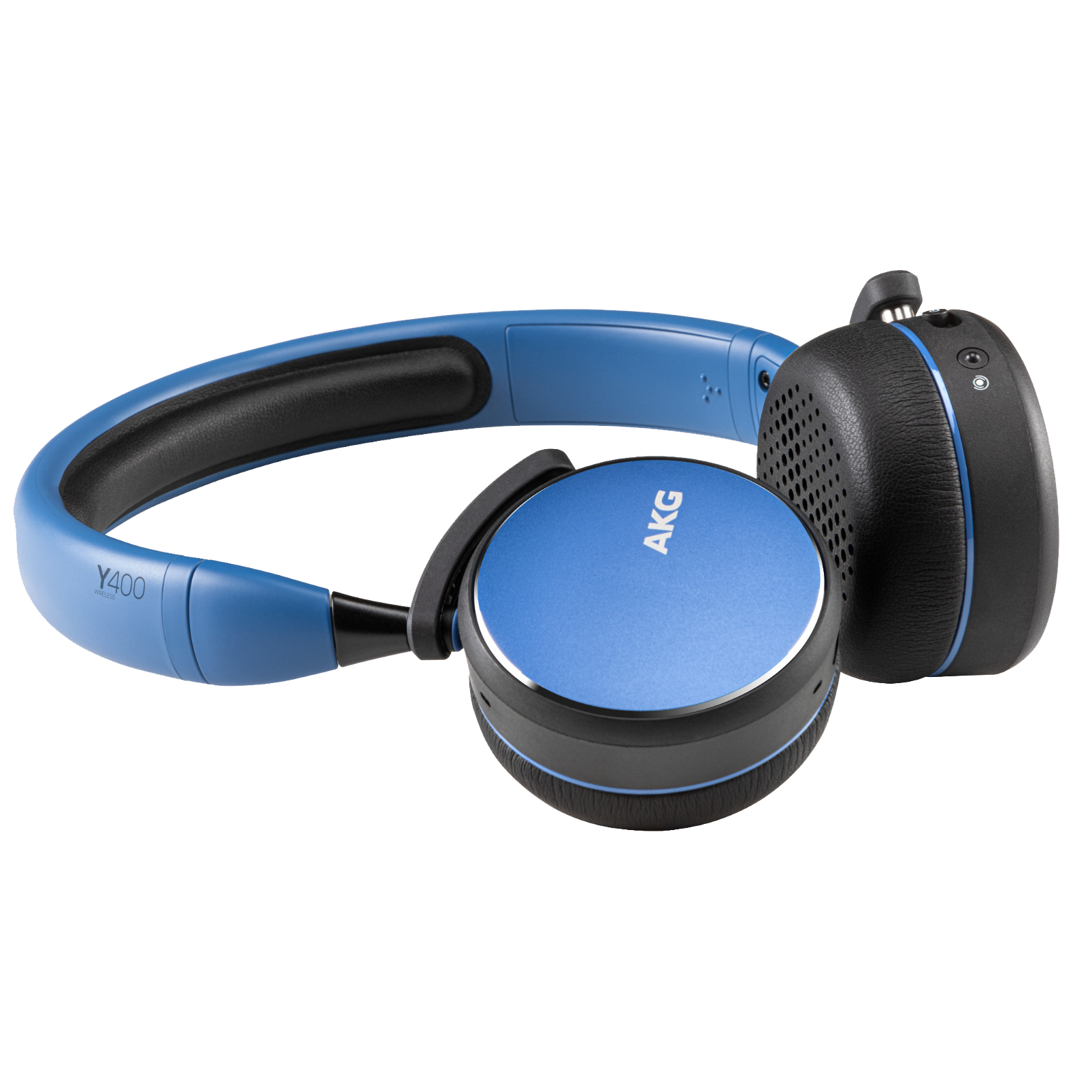 AKG Y400 WIRELESS - Blue - Wireless mini on-ear headphones - Detailshot 2