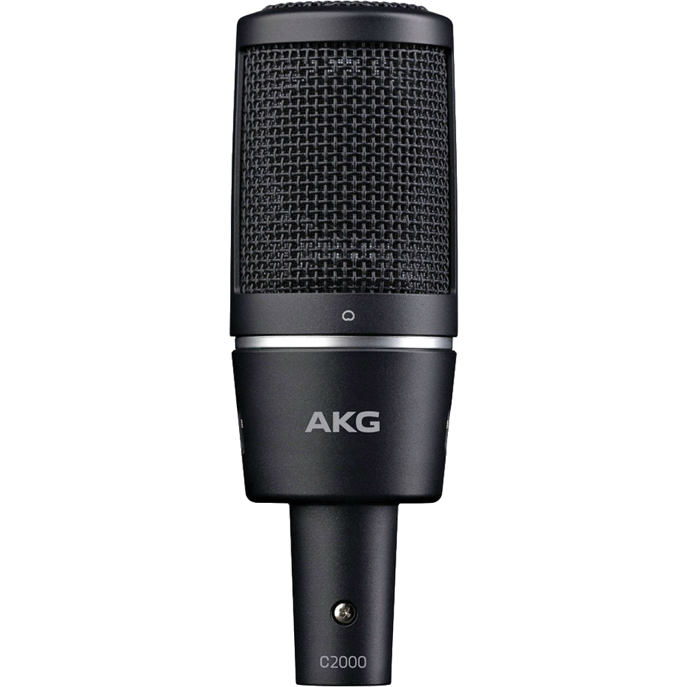 C2000 B - Black - High-performance small-diaphragm condenser microphone for vocals, brass and percussion in the studio. - Hero
